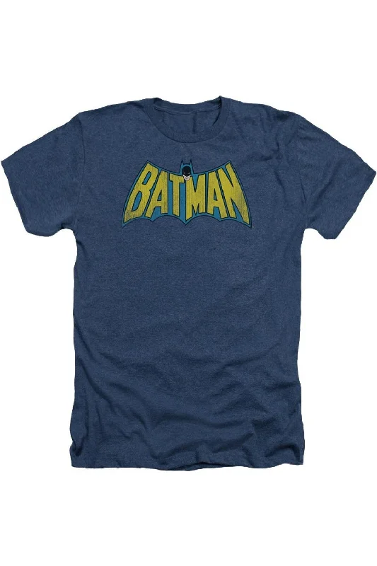 Men's Dressy Shirts for Formal EventsDC Comics Classic Batman Logo Adult Heather Tee / T-Shirt Men's Dressy Shirts for Formal EventsDC Comics Classic Batman Logo Adult Heather Tee / T-Shirt