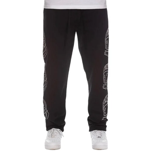 Men's Party Pants for a Fun Night OutBillionaire Boys Club BB Helmet Line Sweatpants (Black) 841-8108 Men's Party Pants for a Fun Night OutBillionaire Boys Club BB Helmet Line Sweatpants (Black) 841-8108