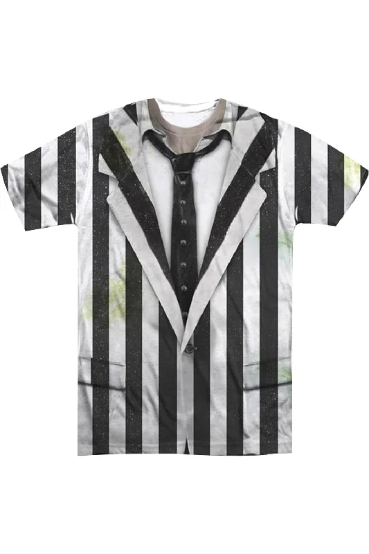 Men's Shirts for FishingBeetlejuice Beetlejuice Suit (Front/Back Print) Short Sleeve Adult Poly Crew Tee / T-Shirt Men's Shirts for FishingBeetlejuice Beetlejuice Suit (Front/Back Print) Short Sleeve Adult Poly Crew Tee / T-Shirt