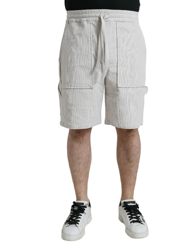 Men's Pants with Cargo PocketsDolce & Gabbana Cotton Corduroy Logo Bermuda Men's Shorts Men's Pants with Cargo PocketsDolce & Gabbana Cotton Corduroy Logo Bermuda Men's Shorts