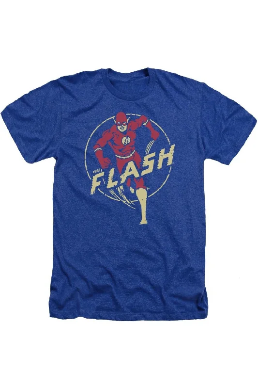Men's Shirts for Outdoor ActivitiesDC Comics Flash Flash Comics Adult Heather Tee / T-Shirt Men's Shirts for Outdoor ActivitiesDC Comics Flash Flash Comics Adult Heather Tee / T-Shirt