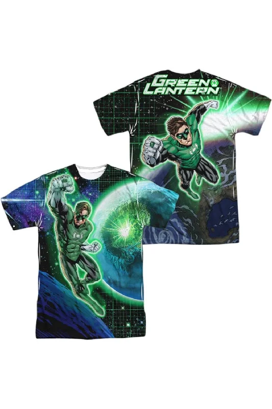 Men's Flowy Shirts for a Relaxed LookDC Comics Gl In Space (Front/Back Print) Short Sleeve Adult Poly Crew Tee / T-Shirt Men's Flowy Shirts for a Relaxed LookDC Comics Gl In Space (Front/Back Print) Short Sleeve Adult Poly Crew Tee / T-Shirt
