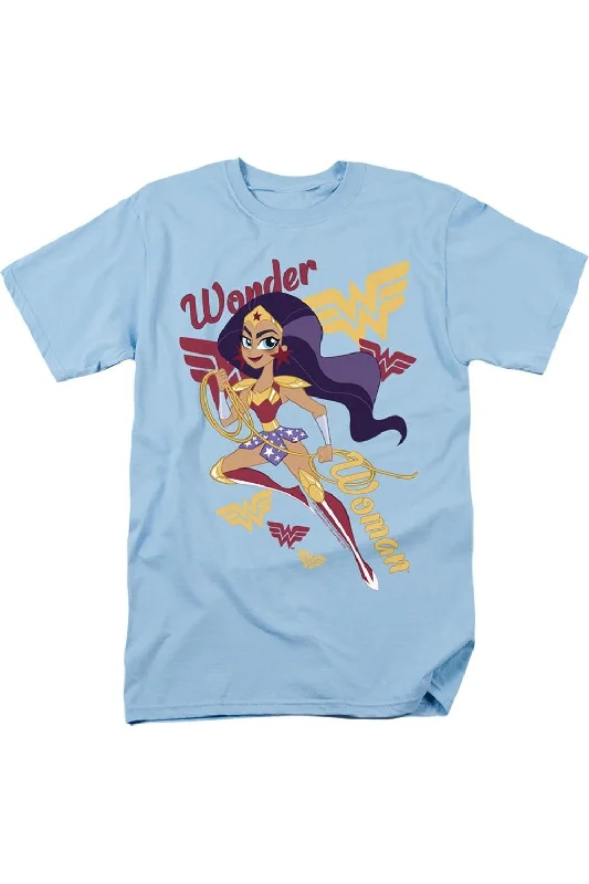 Men's Shirts with Button-Down CollarsDC Comics Superhero Girls Wonder Woman Short Sleeve Adult Tee / T-Shirt Men's Shirts with Button-Down CollarsDC Comics Superhero Girls Wonder Woman Short Sleeve Adult Tee / T-Shirt