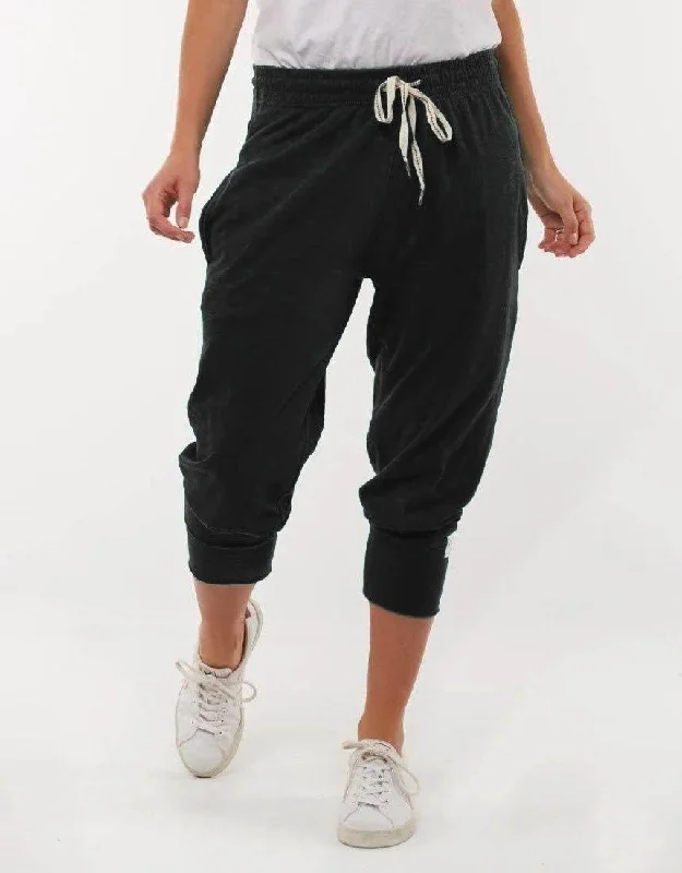 3/4 Brunch Pants - Black