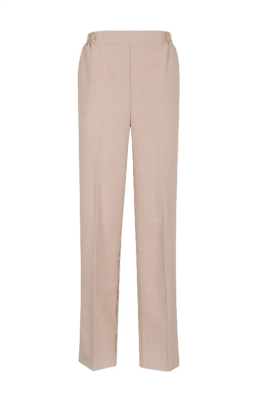 Regular Pants with side pockets | Sand Marle | 9048GG