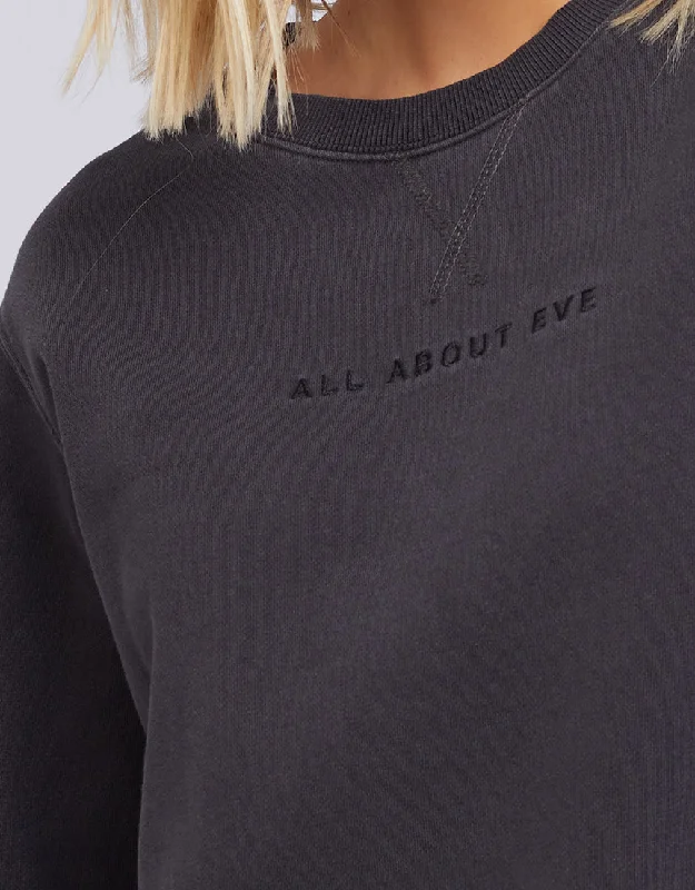 All About Eve AAE Washed Crew Washed Black