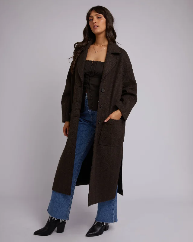 All About Eve Manhattan Coat Brown