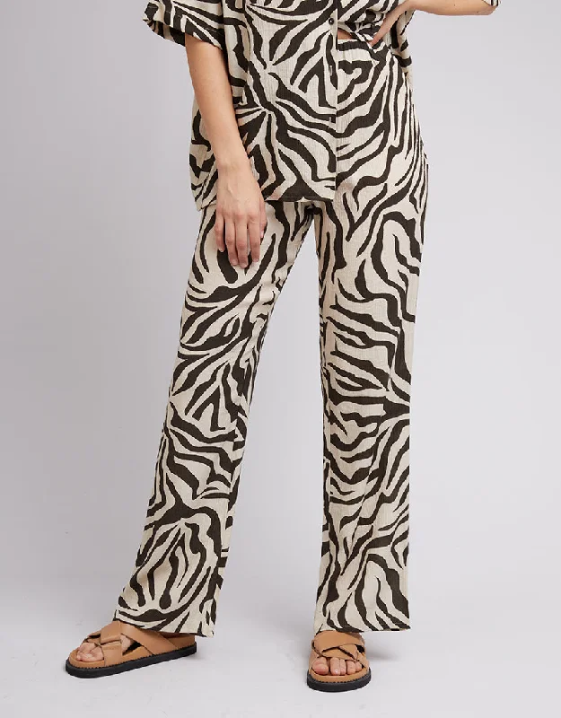 All About Eve Ziggy Pant Zebra Print