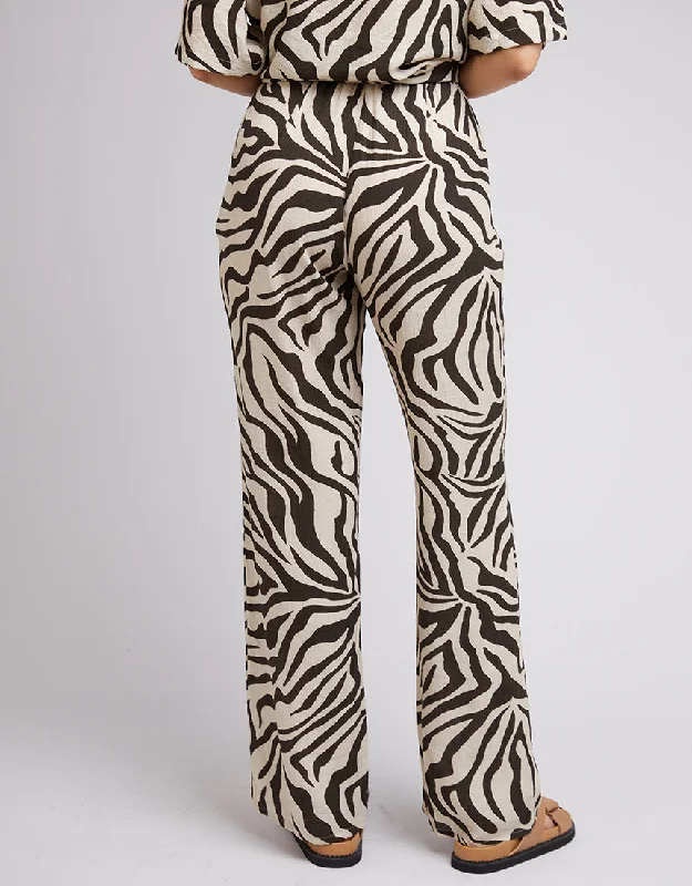 All About Eve Ziggy Pant Zebra Print