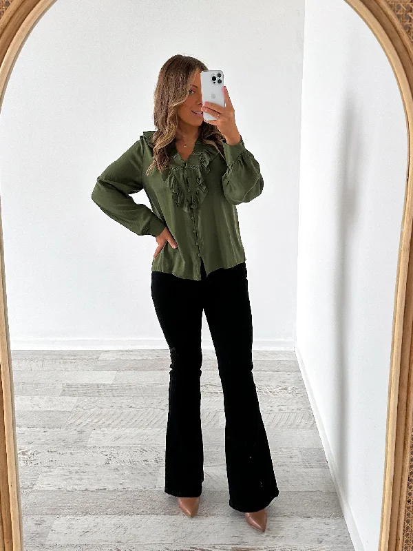 Amanda Blouse - Olive