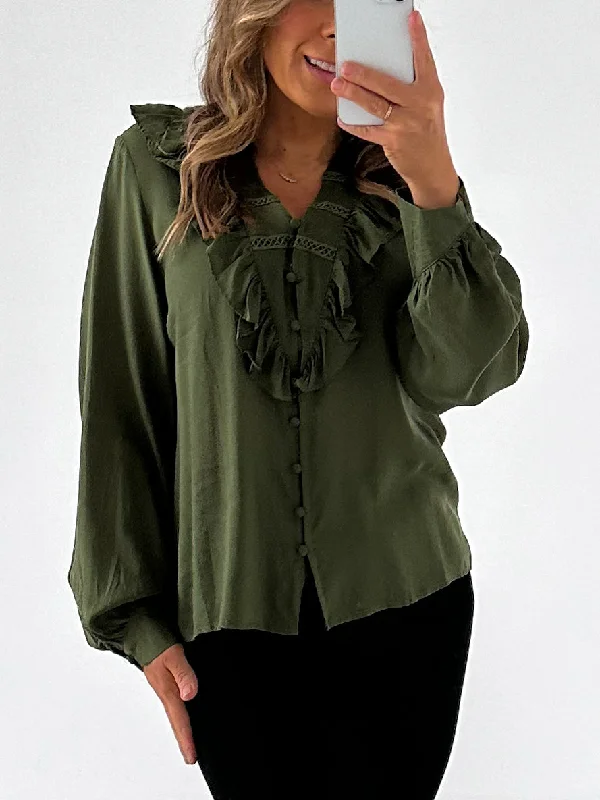 Amanda Blouse - Olive