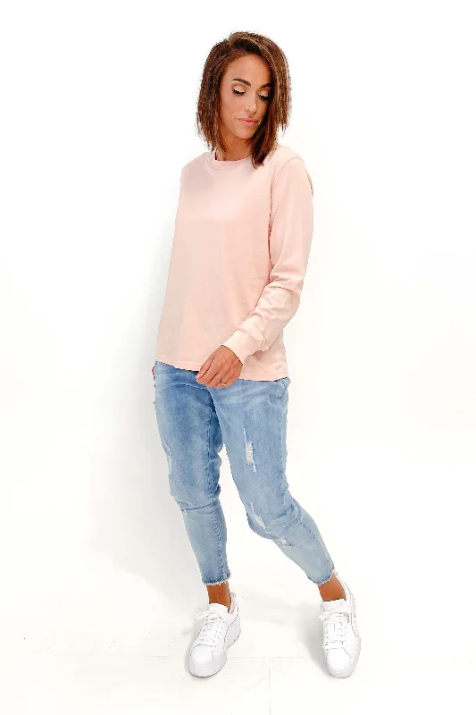 As Colour Dice Long Sleeve Tee Pale Pink