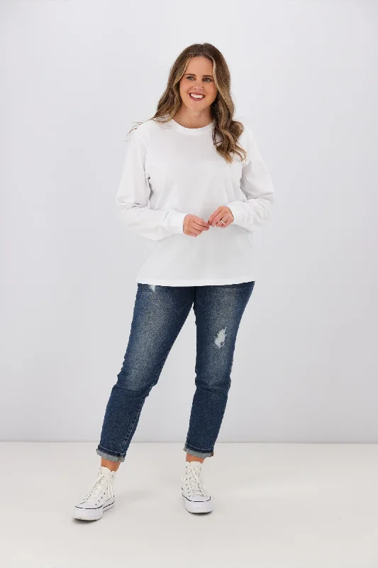 As Colour Dice Long Sleeve Tee White