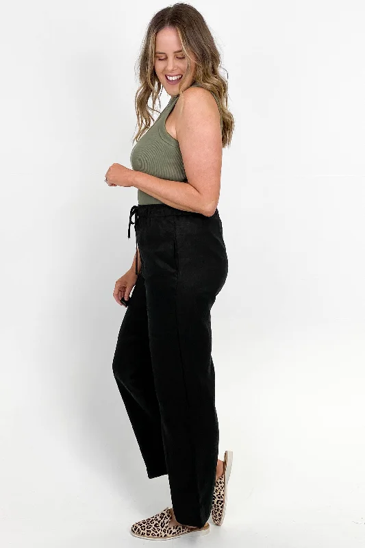 AS Colour linen Pants Black