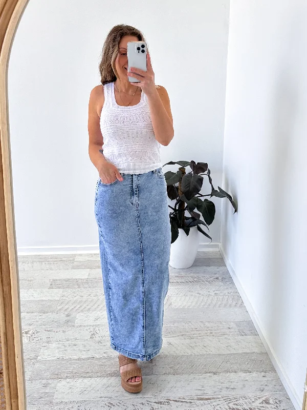 Beau Denim Skirt