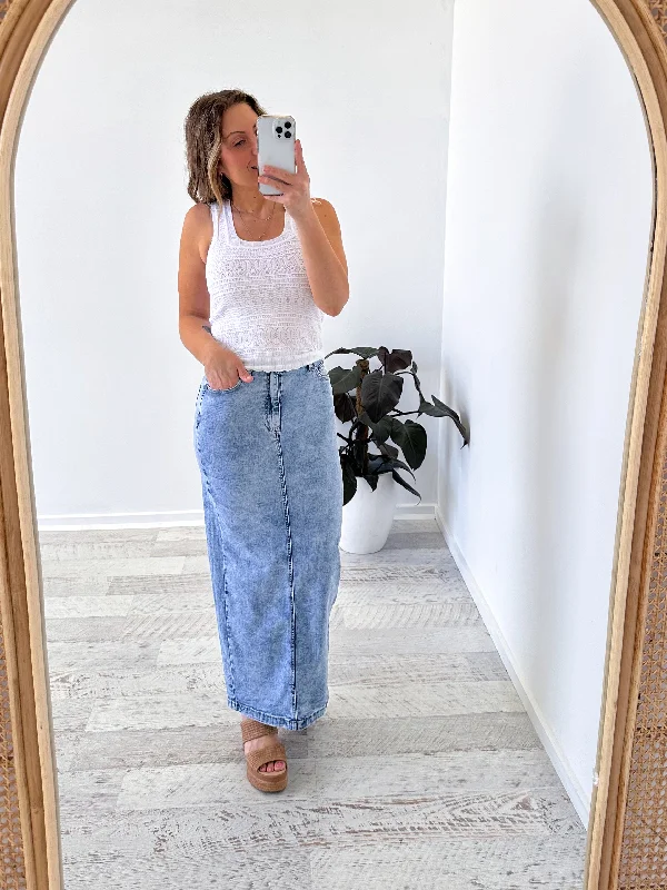 Beau Denim Skirt