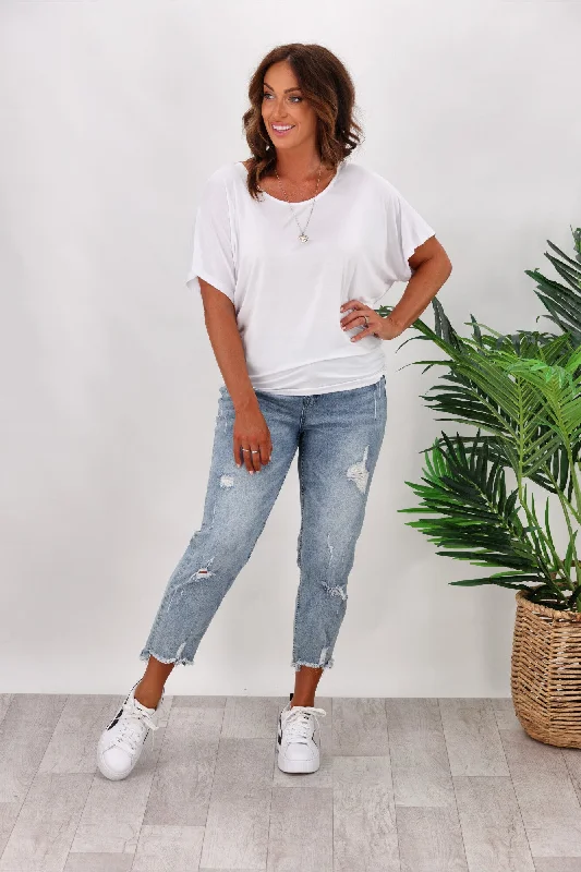 Betty Basics Maui Tee In White