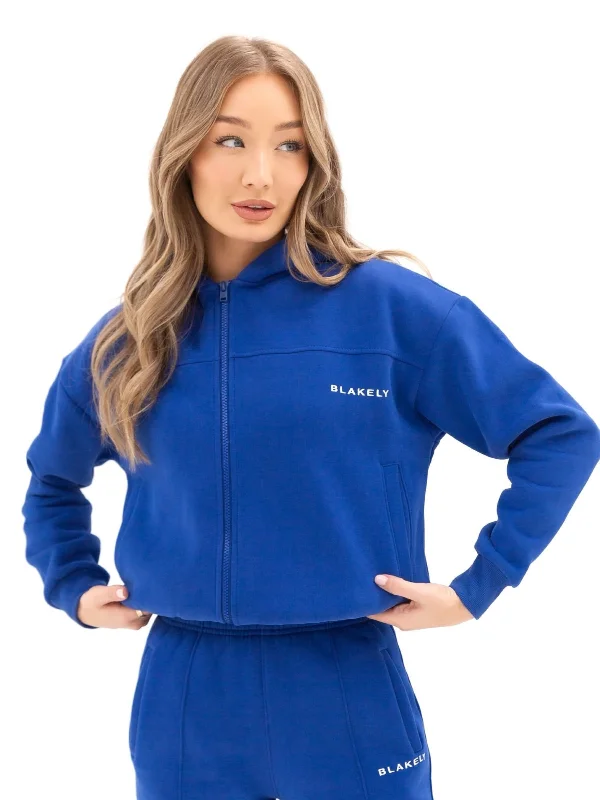 Everyday Full Zip Hoodie - Cobalt Blue