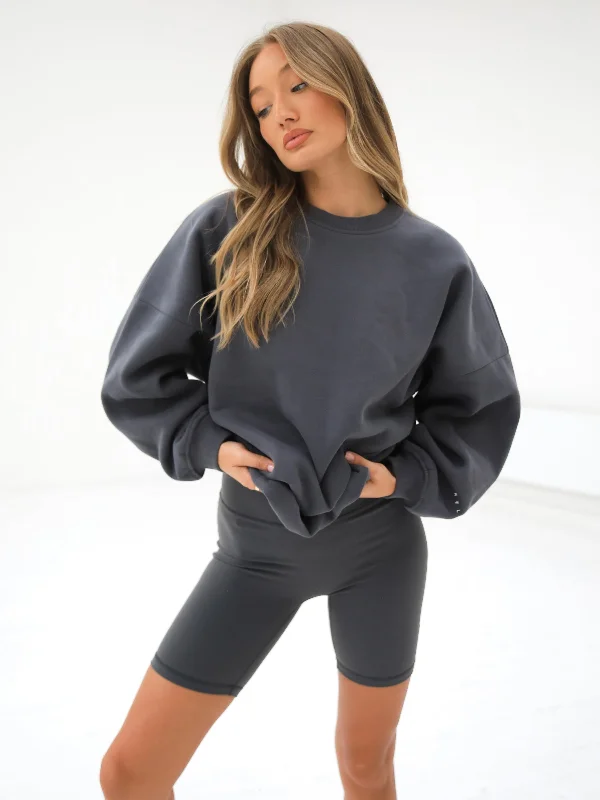 Isabel Oversized Jumper - Charcoal