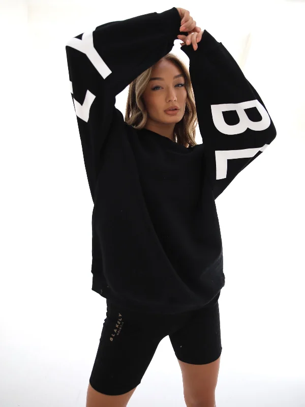 Isabel Oversized Jumper - Black