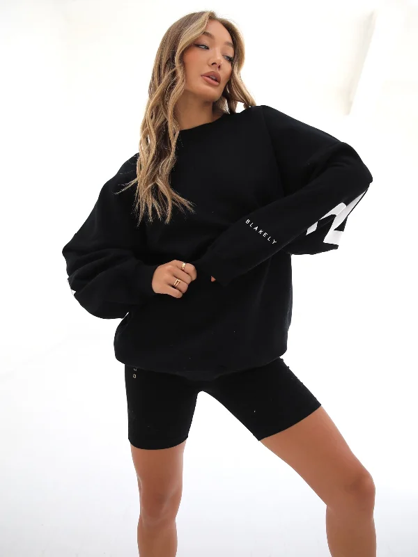 Isabel Oversized Jumper - Black