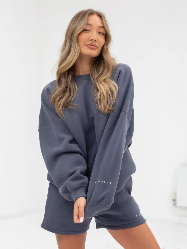 Isabel Oversized Jumper - Blue