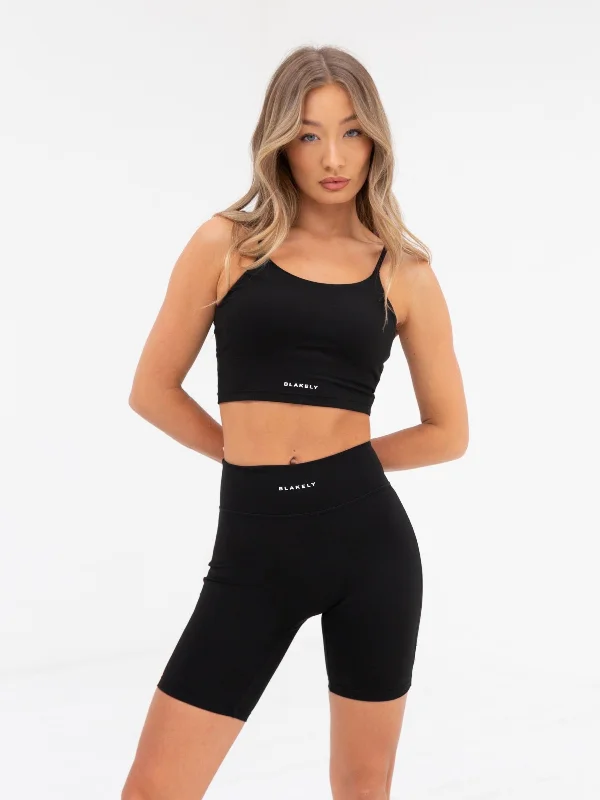 Soft Sculpt Cycling Shorts - Black