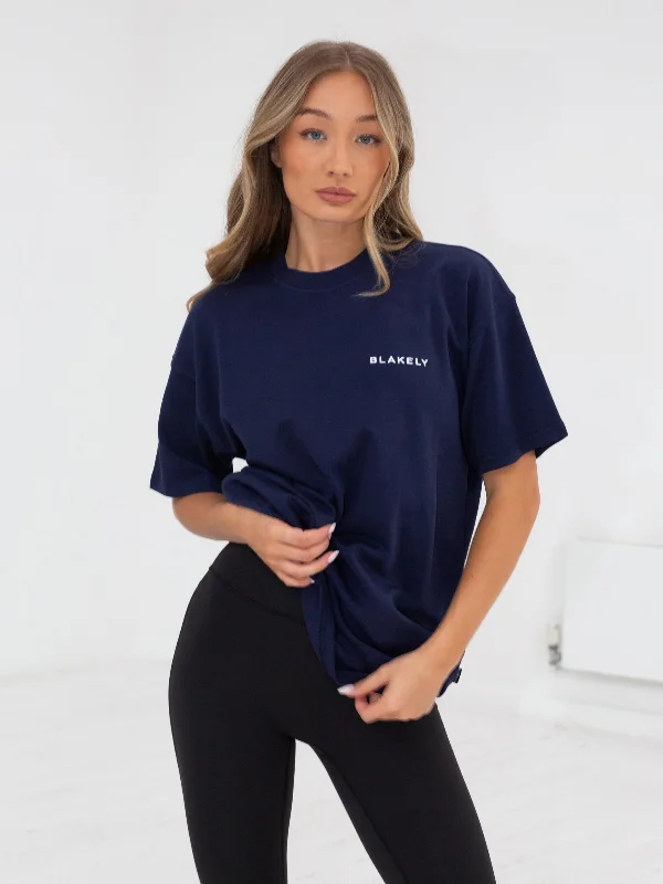 Series Oversized T-Shirt - Navy