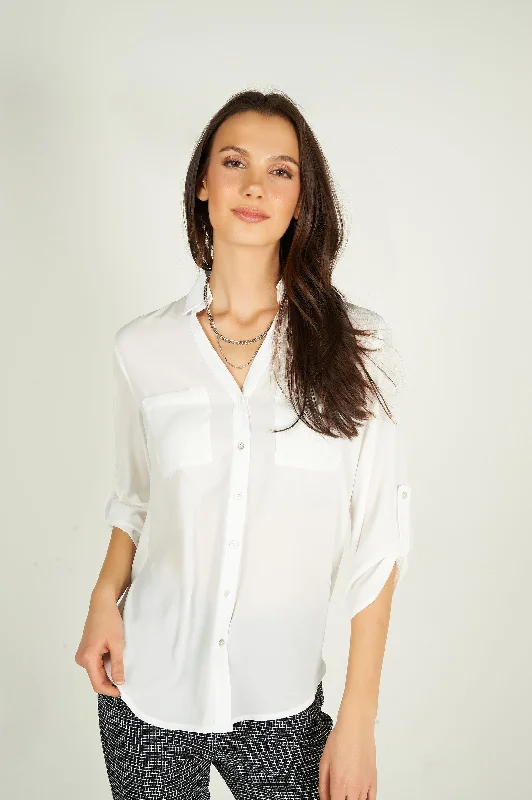 Blouse à manches trois-quarts - KAS-UNI - (R-A19)