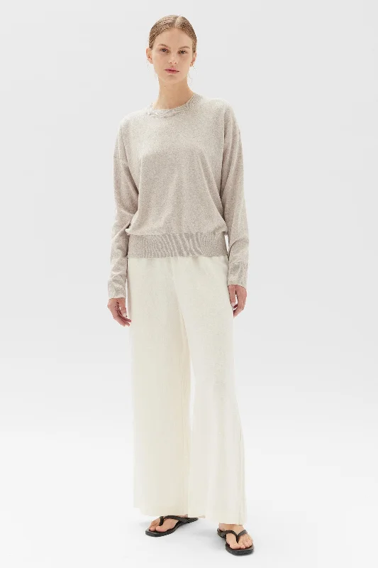 Cotton Cashmere Lounge Sweater