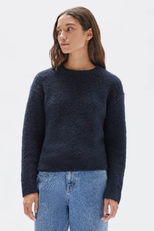 Dahlia Wool Knit Crew Jumper