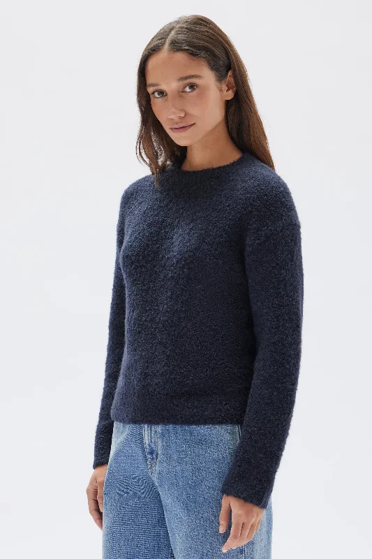 Dahlia Wool Knit Crew Jumper