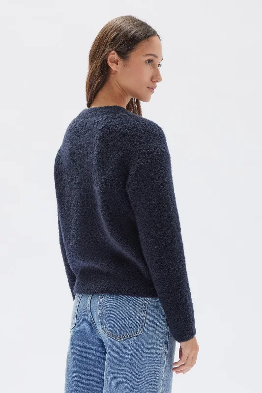 Dahlia Wool Knit Crew Jumper