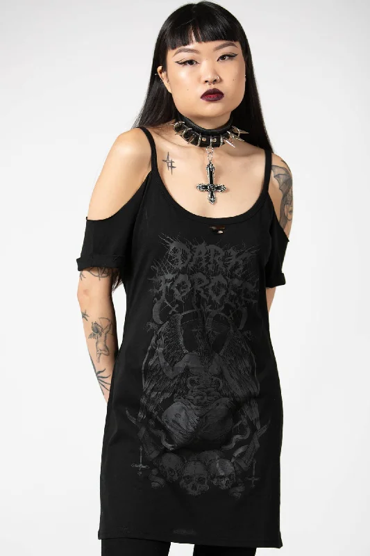 Dark Forces Distress Top