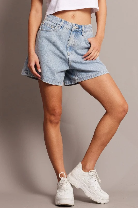 Denim Mom Denim Short High Rise