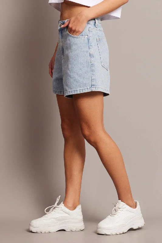 Denim Mom Denim Short High Rise