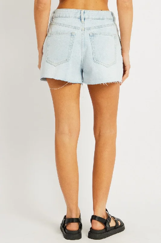 Denim Relaxed Short High Rise