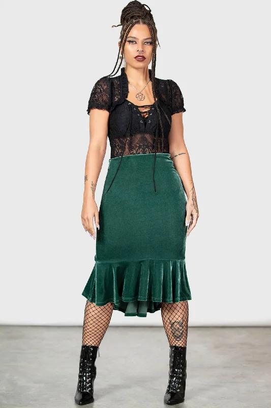 Drusilla Midi Skirt [GREEN]