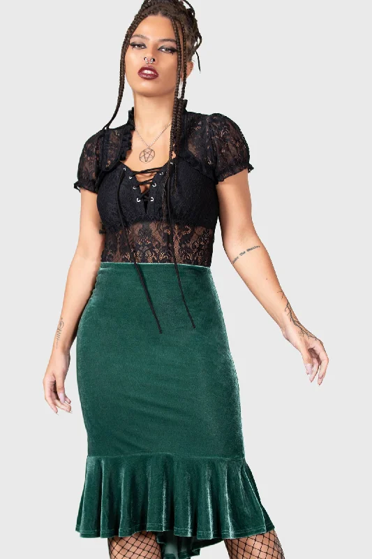 Drusilla Midi Skirt [GREEN]