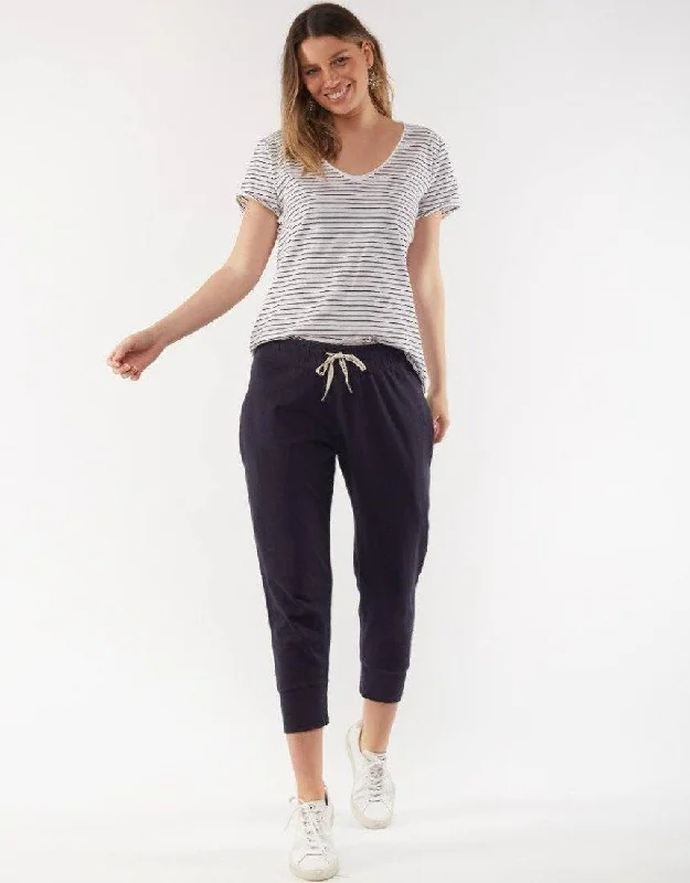 3/4 Brunch Pants - Navy