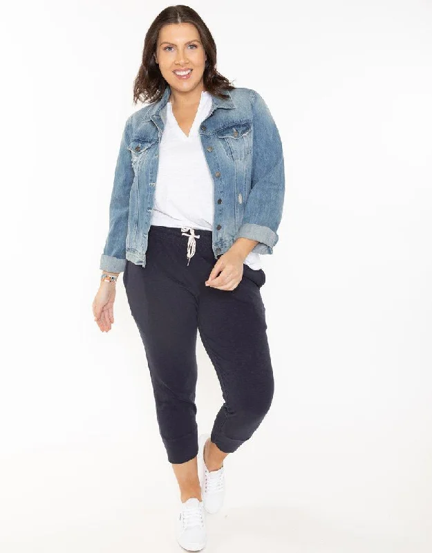 3/4 Brunch Pants - Navy