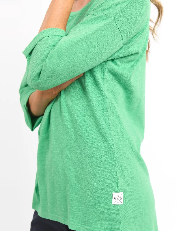 Elm Annie 3/4 Sleeve Tee Greenbriar