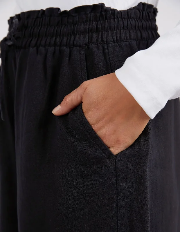 Elm Dionne Wide Leg Pant Black