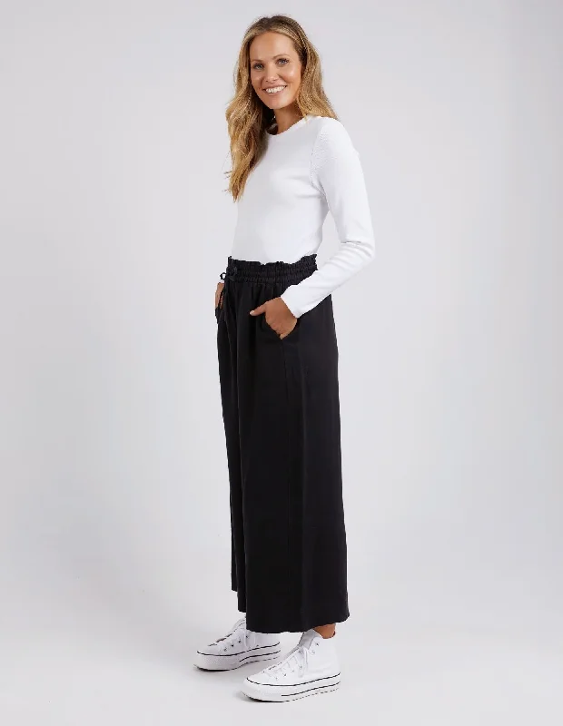 Elm Dionne Wide Leg Pant Black