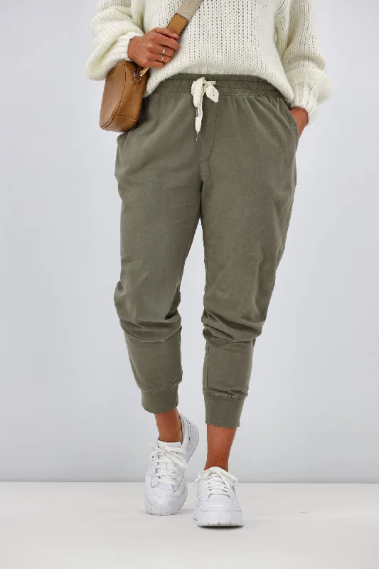 Elm Wash Out Lounge Pant Khaki