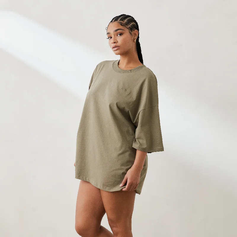 Essential Oversized T-shirt - Olive