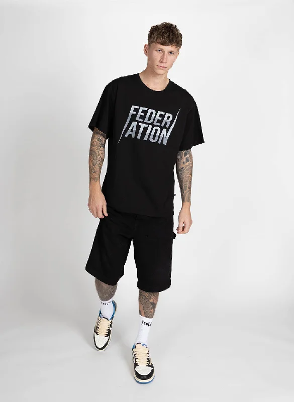 Federation Mens Our Tee On Point Big Black