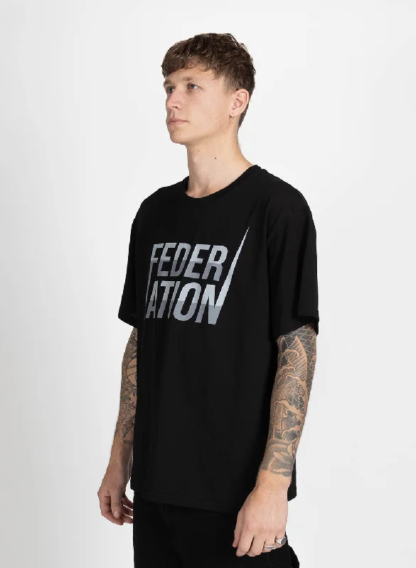 Federation Mens Our Tee On Point Big Black