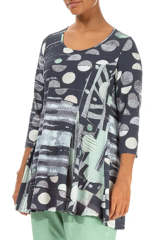 Flared Moonlight Cotton Tunic