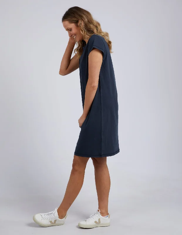 Foxwood Signature Tee Dress Navy